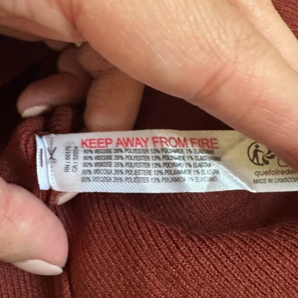 🍷 Free People Ribbed Knit Top - Picture 5 of 5